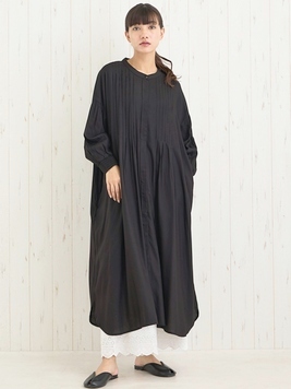 ピンタックレーヨンワンピース