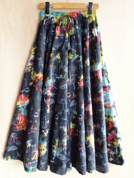 アートトタイダイサーキュラー2WAYスカート