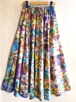 アートトタイダイサーキュラー2WAYスカート