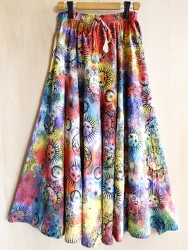 アートトタイダイサーキュラー2WAYスカート