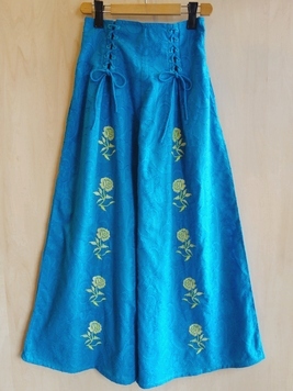 ペティナ刺繍ジャカードパンツ