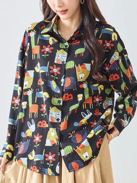 アートプリントシャツ