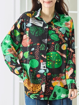 アートプリントシャツ