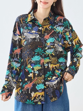 アートプリントシャツ