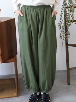 ゆるコットンナチュラルバルーンパンツ