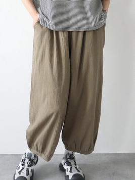 ゆるコットンナチュラルバルーンパンツ