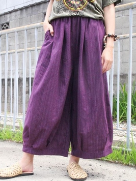 ストライプサーカスパンツ