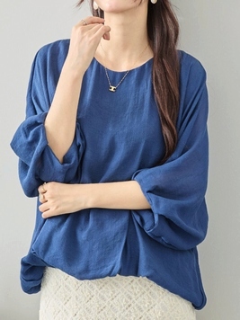 ぼわんとバルーンブラウス