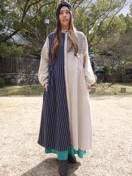 コマリユワンピース 梟 通販 エスニック アジアン ナチュラル ファッション 服 雑貨