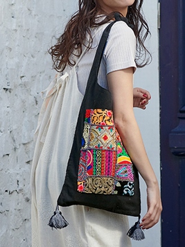 カンバディアパッチ ノットハンドルバッグ