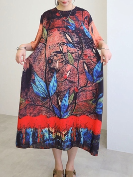 アートトリーフワンピース