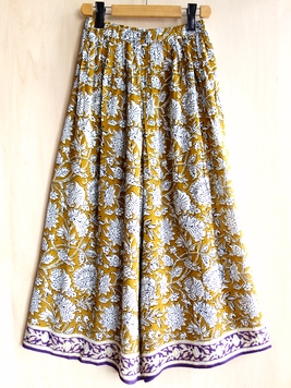 アソートレーヨンクレープワイドフレアパンツ