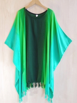 フォレストグラーデーションポンチョチュニック