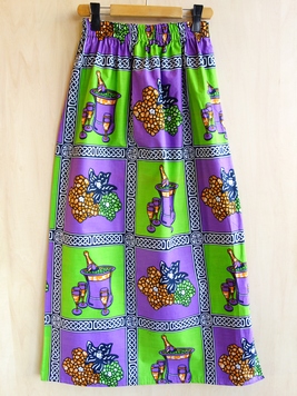 パーニュ生地アフリカンスカート