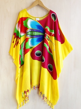 蝶デカポンチョチュニック