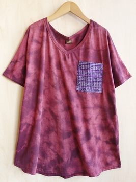 モン族ポッケタイダイドルマンカットソー