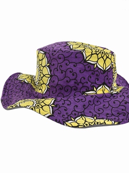 アフリカンプリントハット