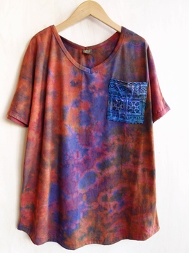 モン族ポッケタイダイドルマンカットソー