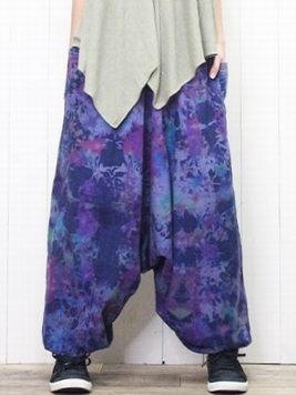 リラックコットンタイダイアラジンパンツ