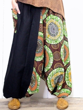 アフリカンバティックアラジンパンツ