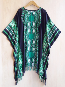 アフリカンダシキポンチョ