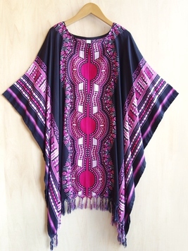 アフリカンダシキポンチョ