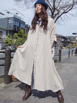 リネンオックスaラインシャツワンピース 梟 通販 エスニック アジアン ナチュラル ファッション 服 雑貨 リネンオックスaラインシャツワンピース 梟 通販 エスニック アジアン ナチュラル ファッション 服 雑貨