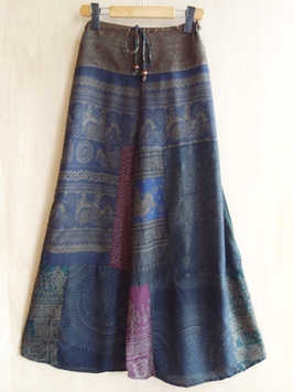 ヴィンテジパッチワイドパンツ