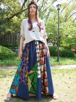 スカート 梟 通販 エスニック アジアン ナチュラル ファッション 服 雑貨