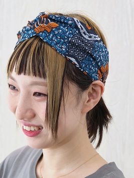 アフリカンプリントヘアバンド