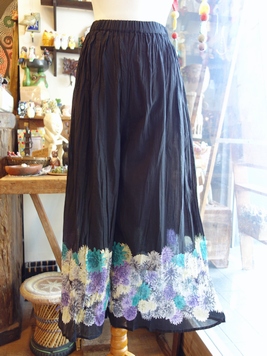 花爛漫コットンワイドパンツ