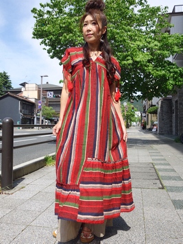 クスクスワンピース 梟 通販 エスニック アジアン ナチュラル ファッション 服 雑貨