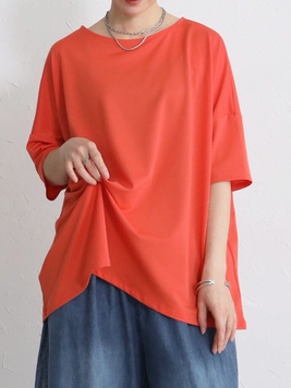 接触冷感ドルマンTシャツ