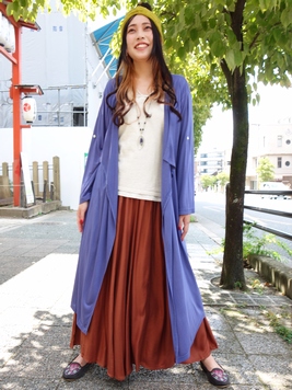 ユラメクロングカーディガン