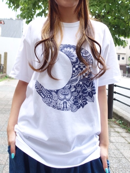 プレイザムーンTシャツ【梟】