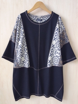 カジナmパッチワークTOP