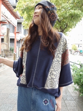 カジナmパッチワークTOP