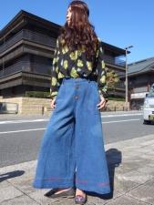 カリーナデニムパンツ【梟】