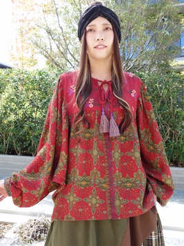 コテンフラ刺繍TOP