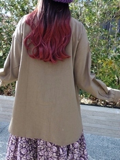 アンティークフラワー刺繍ブラウス