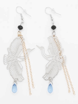 つがい鶴ピアス