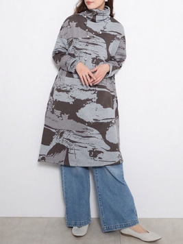 裏起毛モネネチュニックワンピース