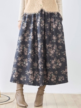 レトロシックフラワースカート