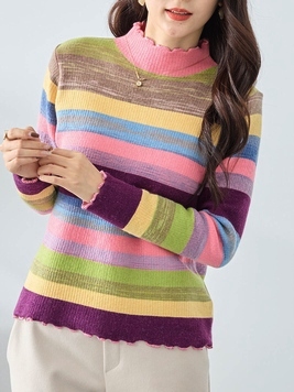 レトロボーダーニットTOP