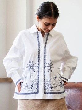 アイララ刺繍シャツ