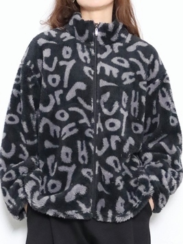 アルファベファーボアジャケット