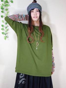 くしゅレイヤービッグカットソー