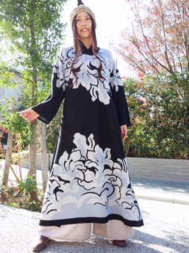 寒露の竜胆ワンピース