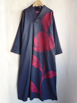 輪の花ワンピース