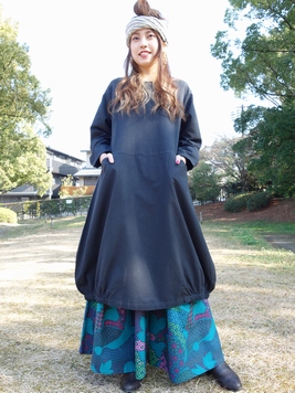 コットンリネンコクーンワンピース 梟 通販 エスニック アジアン ナチュラル ファッション 服 雑貨 コットンリネンコクーンワンピース 梟 通販 エスニック アジアン ナチュラル ファッション 服 雑貨